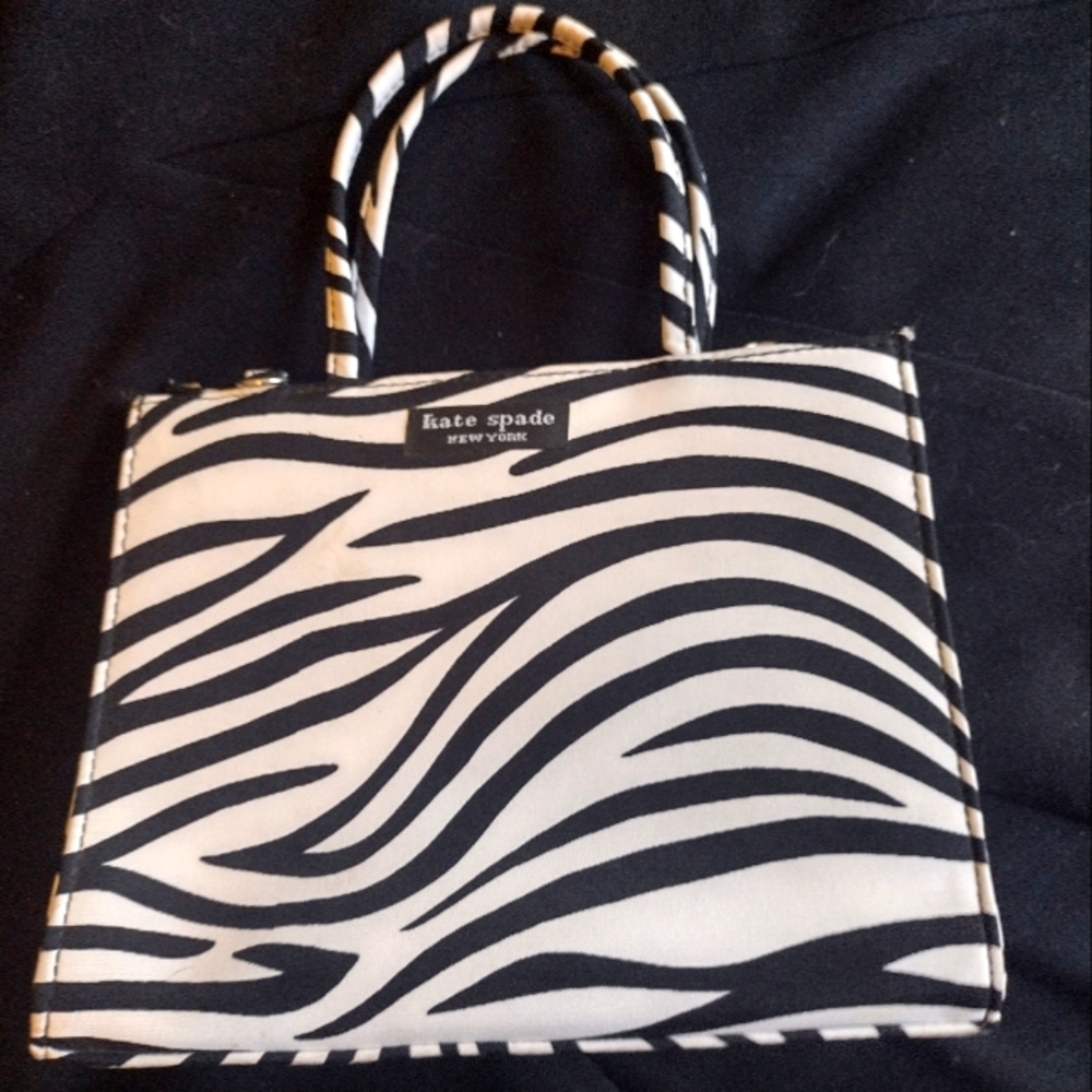 Zebra print Kate Spade purse
